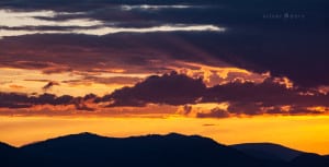 summer sunset - Mt Wanniassa